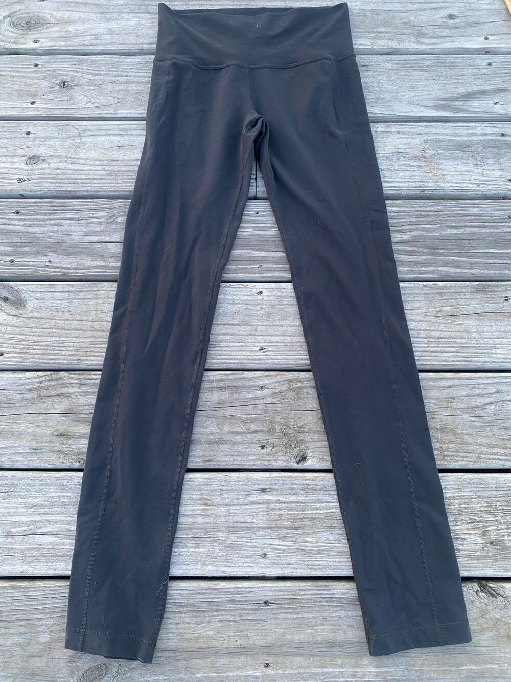 Lululemon Dark Gray Leggings - Size 8 - 32" inseam